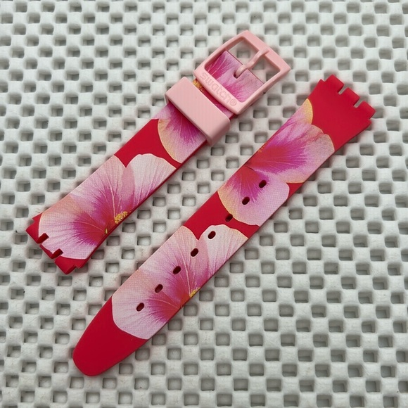 Swatch Watch Band - GZ321 - FIORE DI MAGGIO (Band only) - Picture 1 of 2
